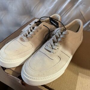 Express Men's Suede Sneakers in Beige
